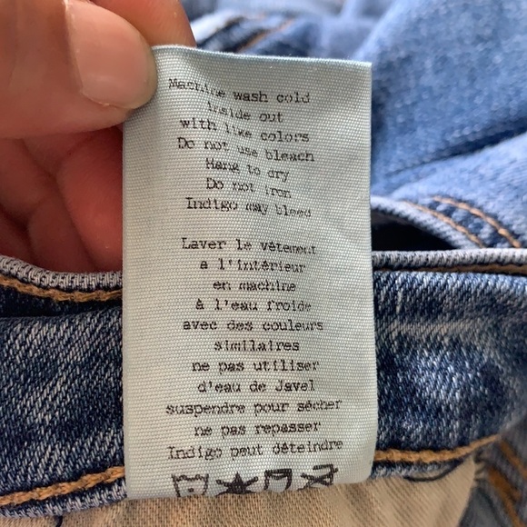 RAG&BONE Blue Wash Cate Mid-Rise Skinny Cut Jeans Size 25 - Picture 13 of 16